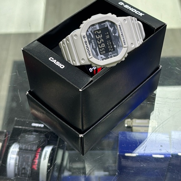 Casio G-Shock Camo Off White Beige Digital Watch
